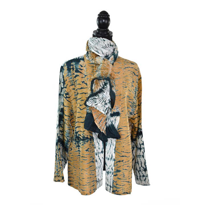Dupatta Designs - Wholesale Coat - Women's - Silverstein Silk Dress Coat