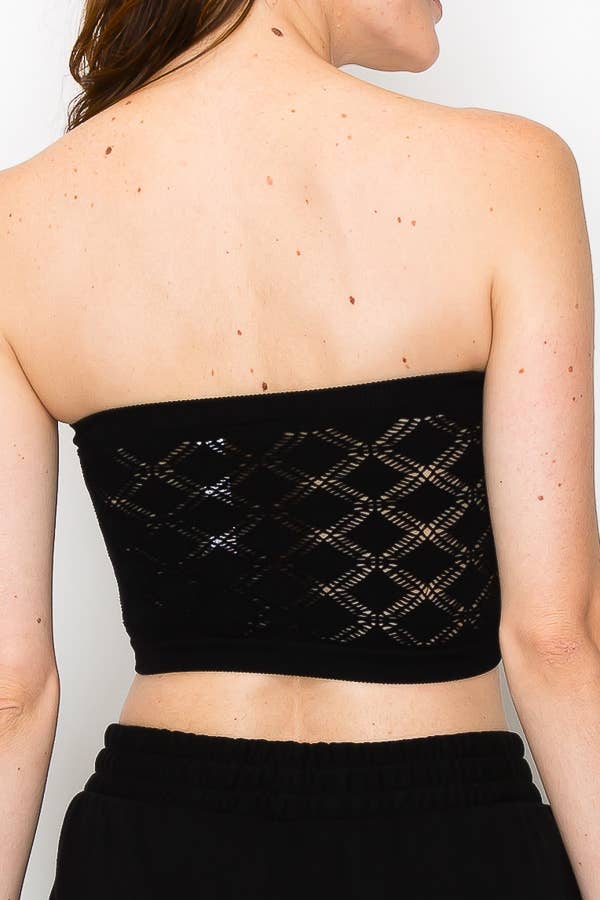 ANWND – Engroshandel Bustier - Dame – 52387-BANDEAU TOP MED DIAMANTHULDETALJE13