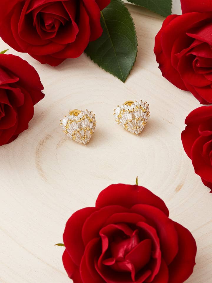 Pendiente Brillante de Fusión Elegante Chispeante para venta al por mayor de Oceanic Jewellers - Majique London