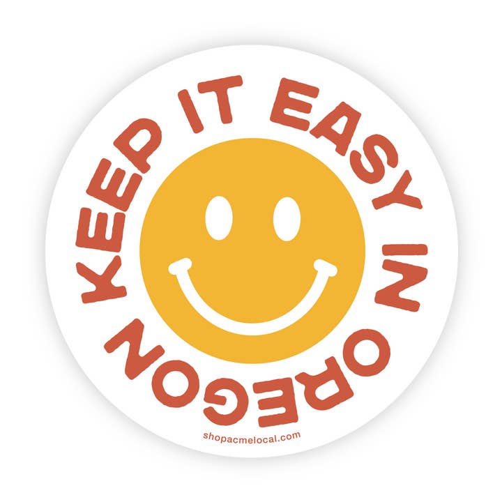 Keep it Easy in... Customizable Sticker for wholesale by Acme Local