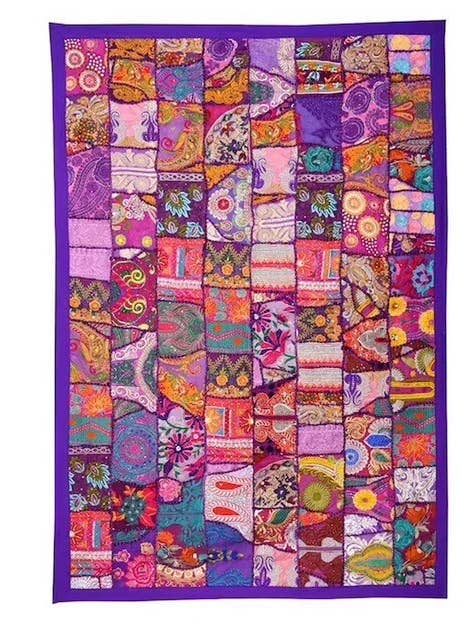 Bohemian Wall Tapestry Vintage Embroidered Wall Hanging for wholesale by bhavnas boutique