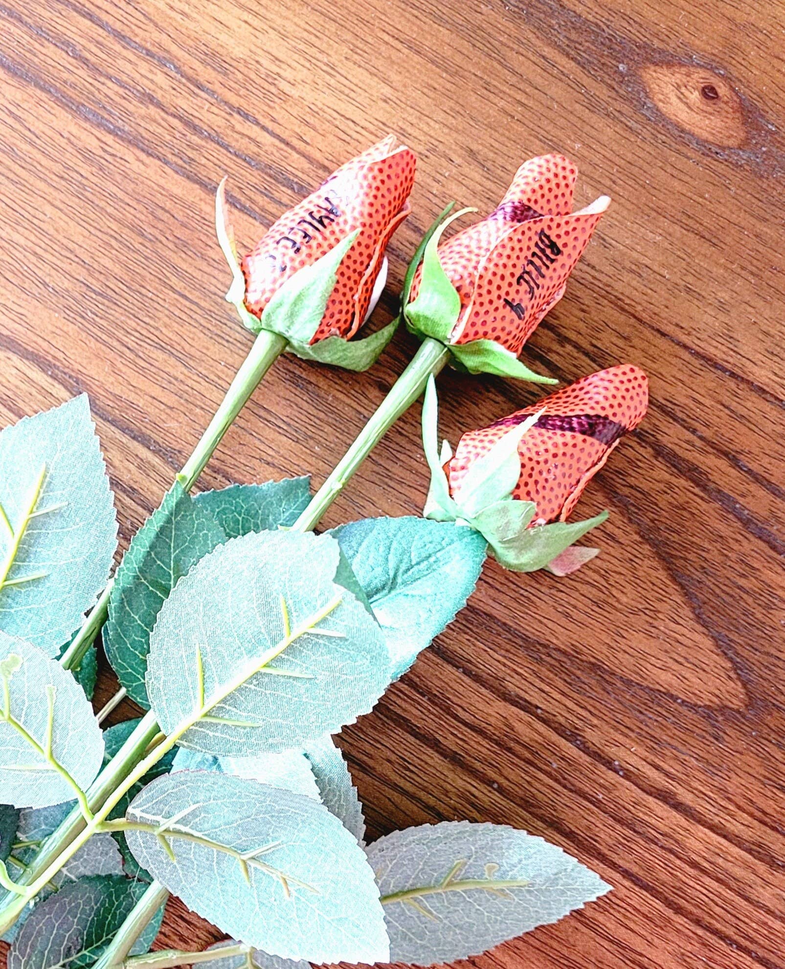 Home Run Accessories – Großhandel Künstliche Blumen – Basketball-Rose, Sportrose, Basketball-Blume2