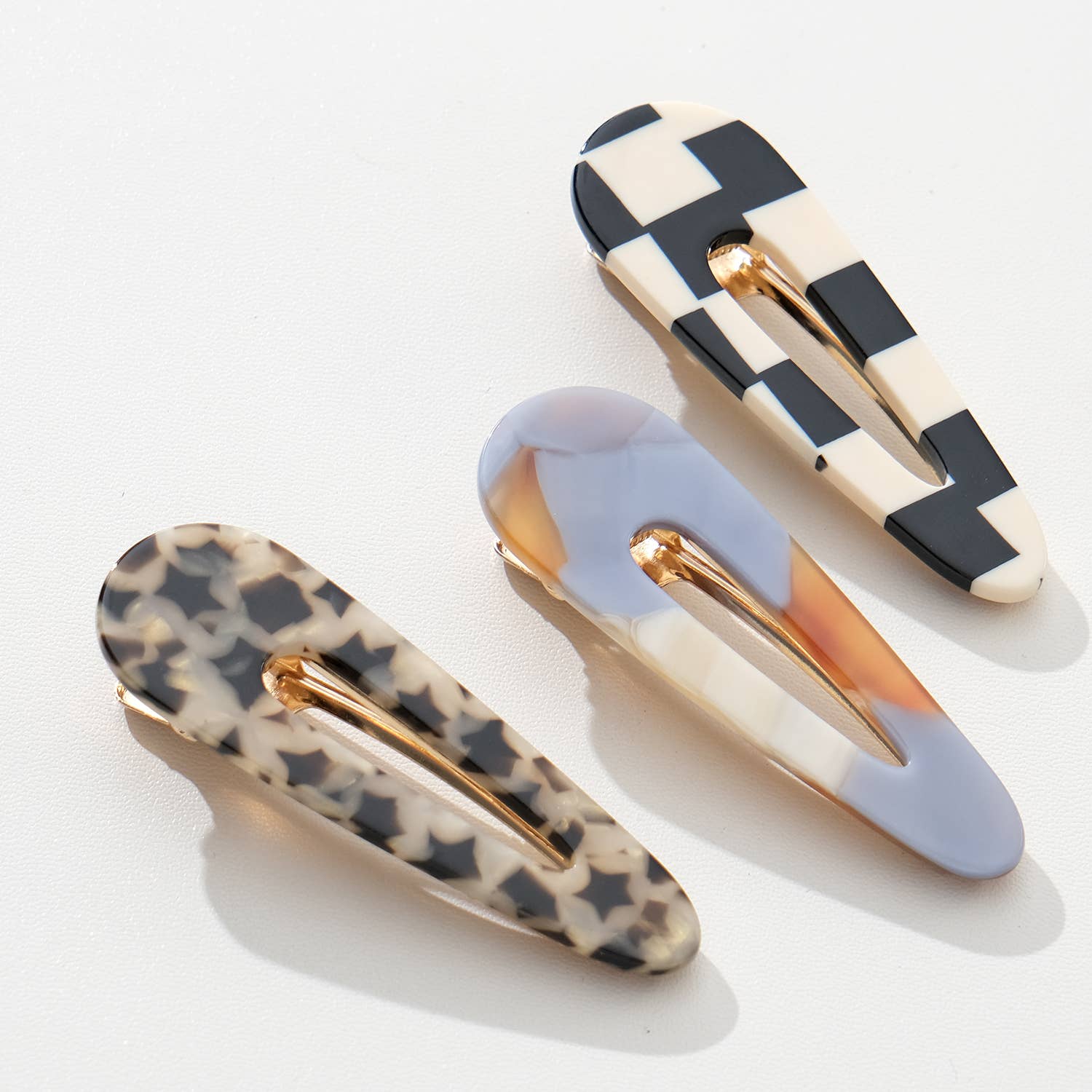 Assorted Gemma Western | Printed Barrette Hair Clip (Set of 2)  for wholesale on Faire6