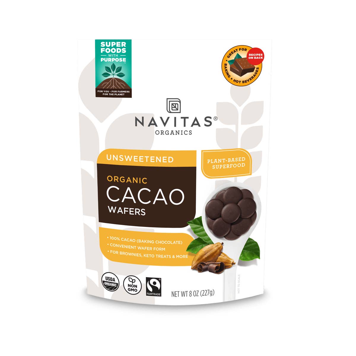 Navitas Organics - Wholesale Chocolate bar - Cacao Wafers