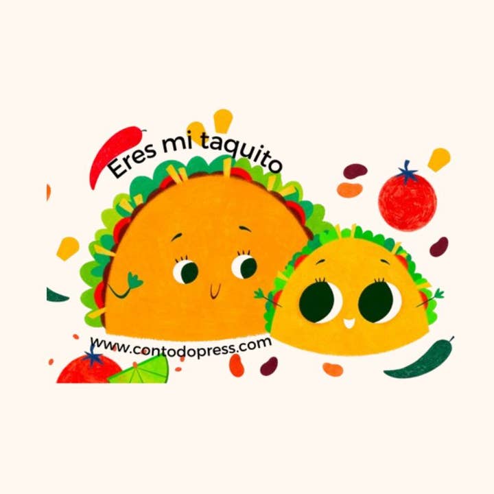 Eres mi Taquito Sticker for wholesale by Con Todo Press