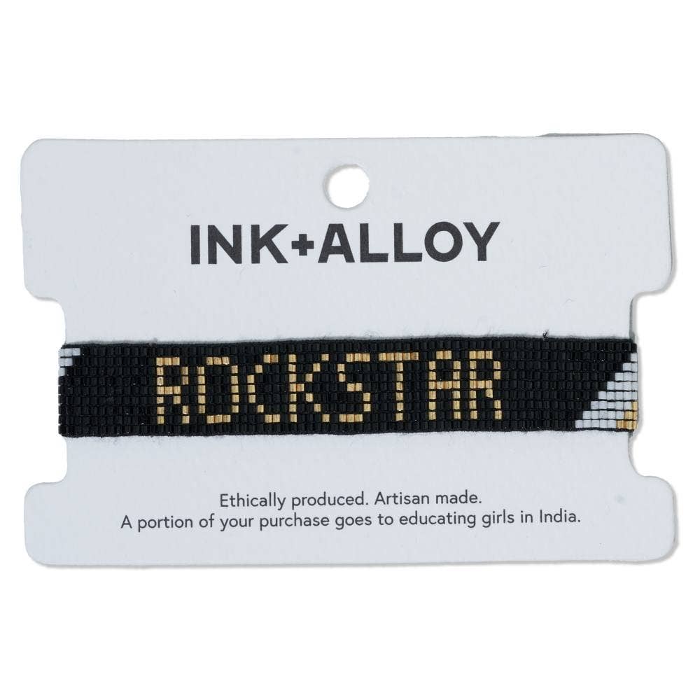 INK + ALLOY - Wholesale Beaded Bracelet - Gabby "Rockstar" Adjustable Beaded Bracelet Multicolor Wholesale1