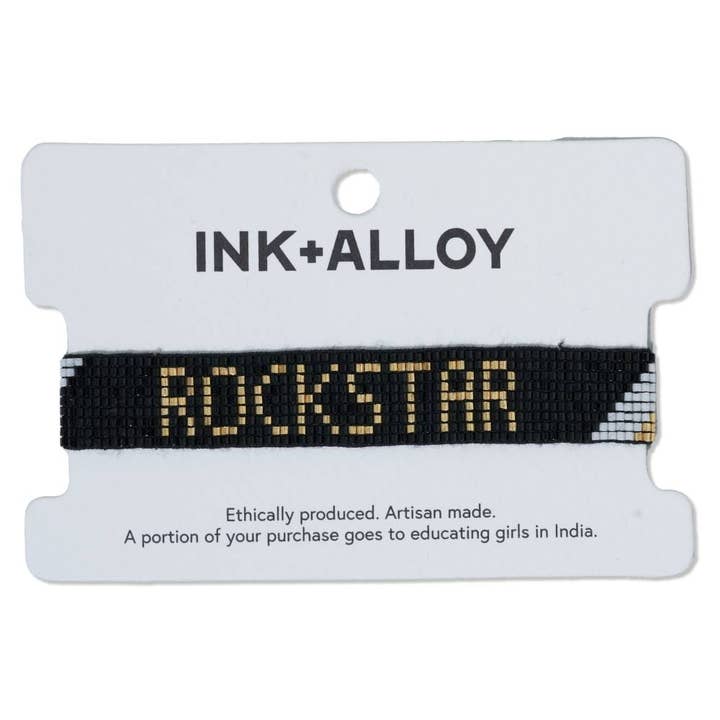 INK + ALLOY - Wholesale Beaded Bracelet - Gabby "Rockstar" Adjustable Beaded Bracelet Multicolor Wholesale1