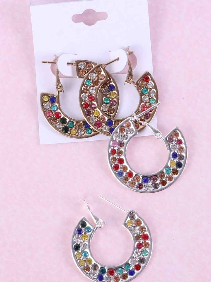 Fashion Princess Mini Fashion Hoops por atacado de Amerikan Basics