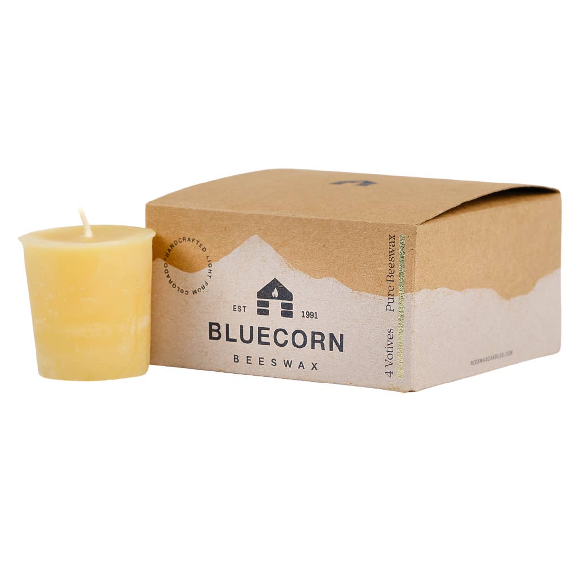 Bluecorn Candles - Wholesale Votive Candle - Pure Beeswax Votive Candles - Sustainable & Handcrafted8