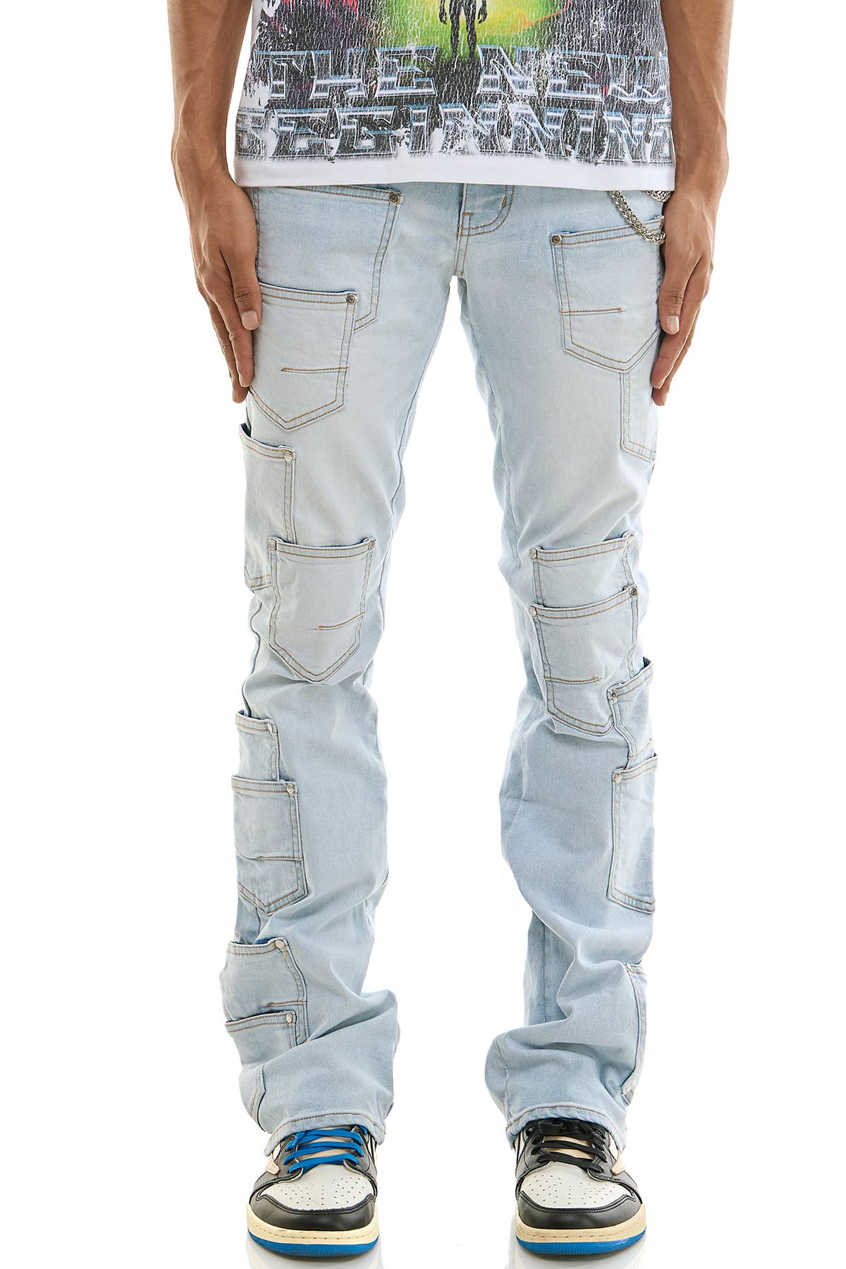 KDNK - Vente Jean – homme - JEAN ÉVASÉ À POCHE1