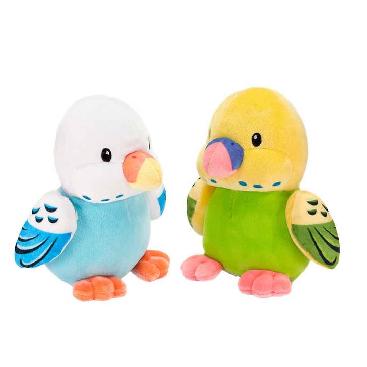 Fiesta Toys - Wholesale Stuffed/Plush Toy - Kids & Baby - POCKET HUGGABLES - 6IN 2 ASST. PARAKEETS