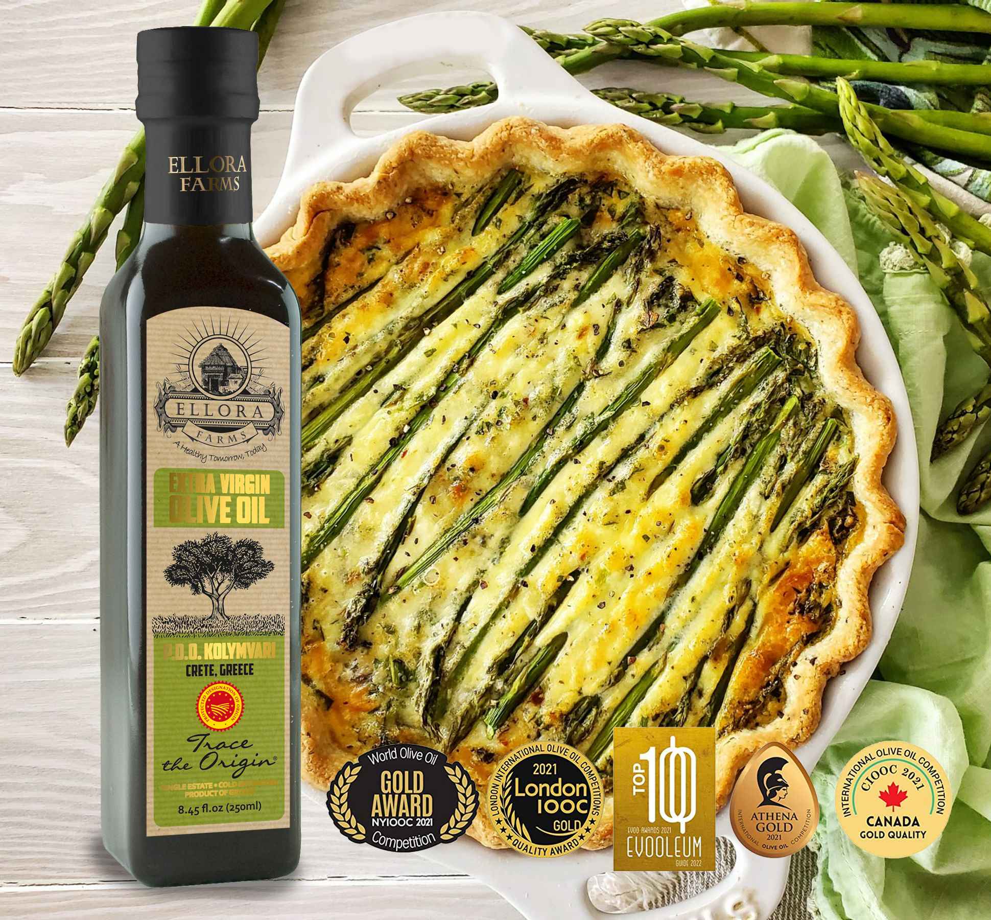 ELLORA FARMS - Wholesale Olive Oil - Traceable & Single Estate Extra Virgin Olive Oil, Gold Award7