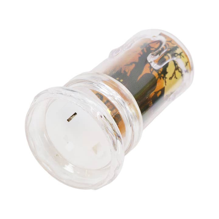 ASSORTED Halloween Clear Shimmery Candle Led Tealight for wholesale on Faire8