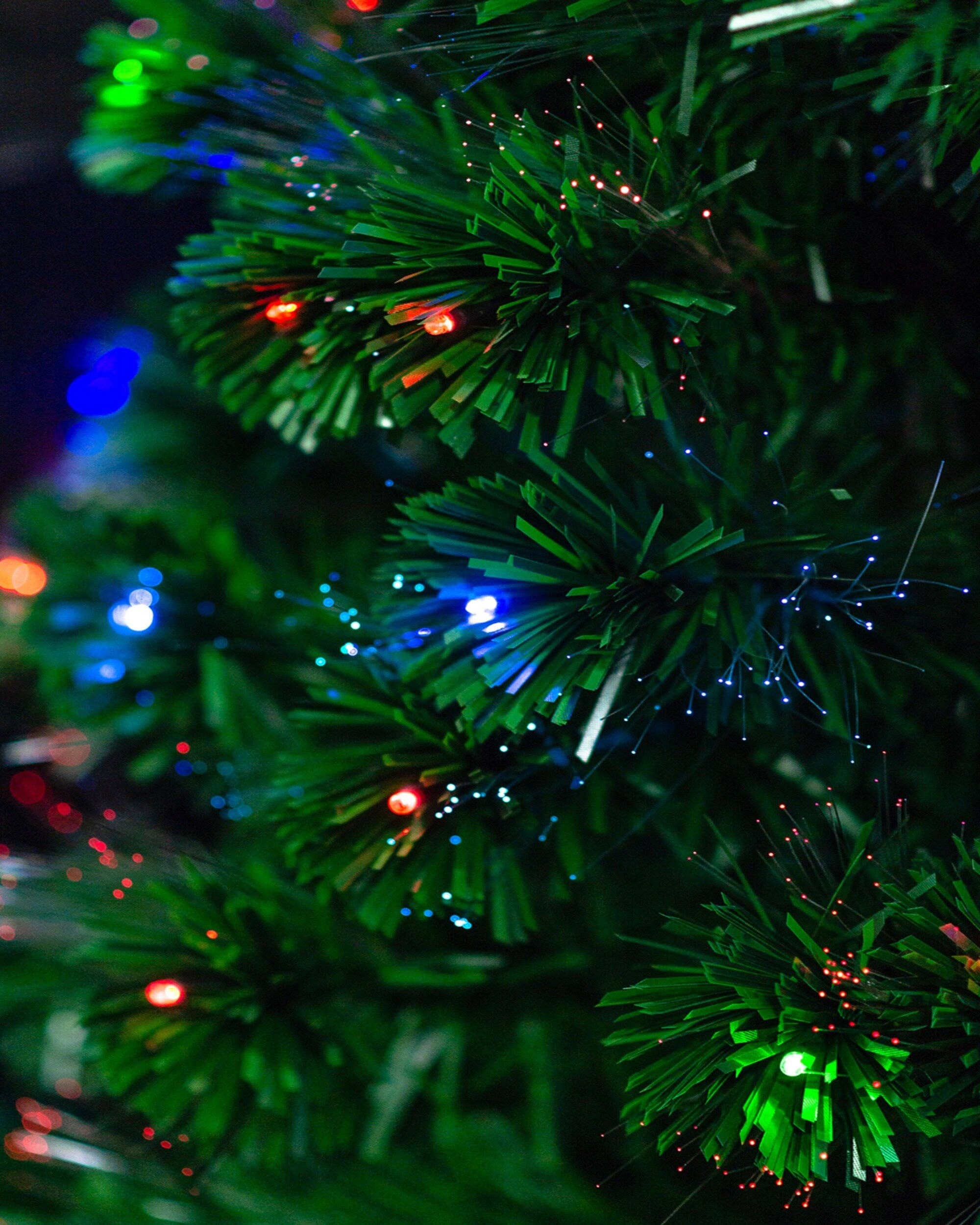 Hi-Line Gift Ltd. - Wholesale Artificial Christmas Tree - Christmas Tree Fiber Optic Multi-Colour Star Led7