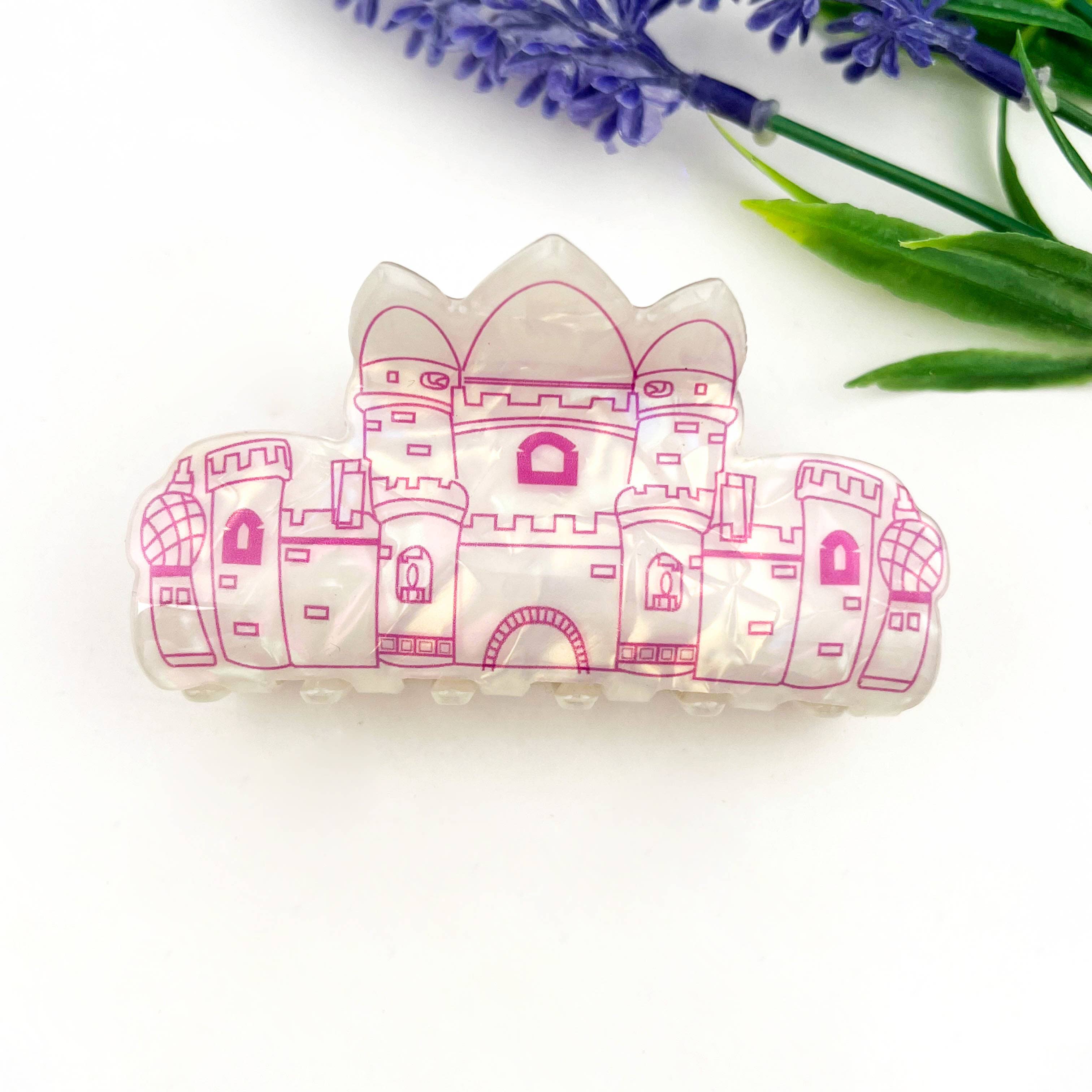 mildstyles - Wholesale Hair Clip - Women's - Palace Motorcycle Guitar Acrylic Printed Hair Claw Clip0