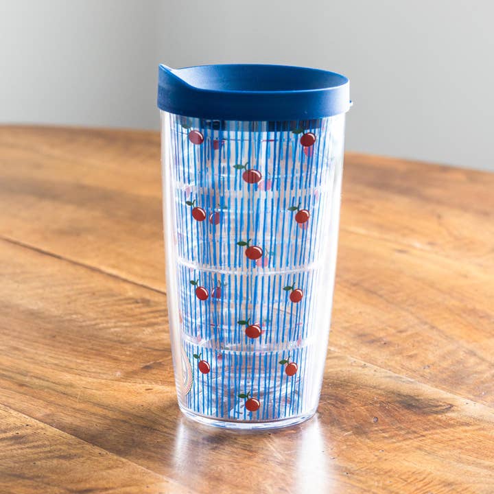 Blue Kite Press - Wholesale Insulated Mug/Tumbler - Cherry Classic Tervis Tumbler | Vintage Cherries | 16 oz