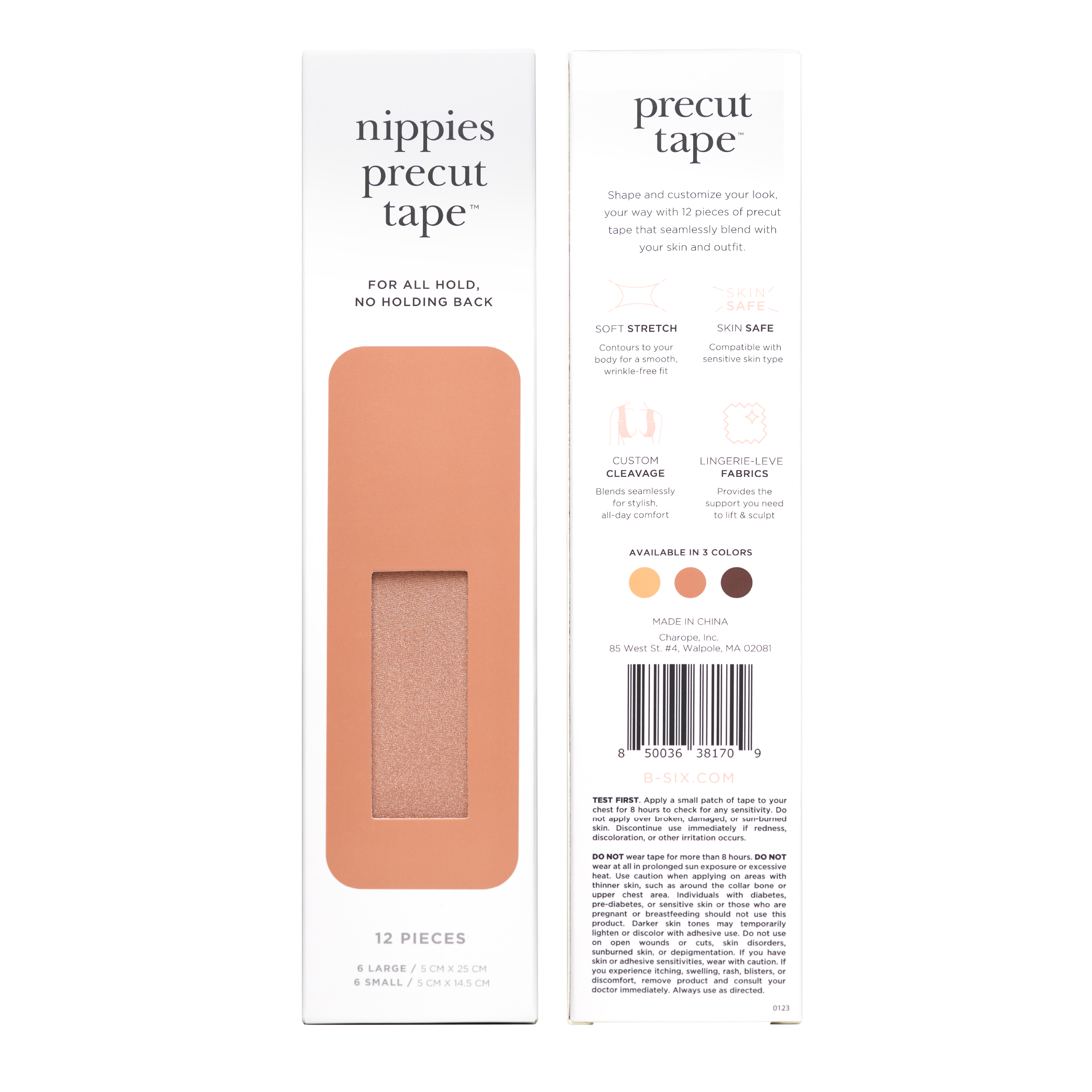 Nippies - Wholesale Mode/borsttape - Dames - Nippies Voorgesneden Borsttape (12 Stuks)11