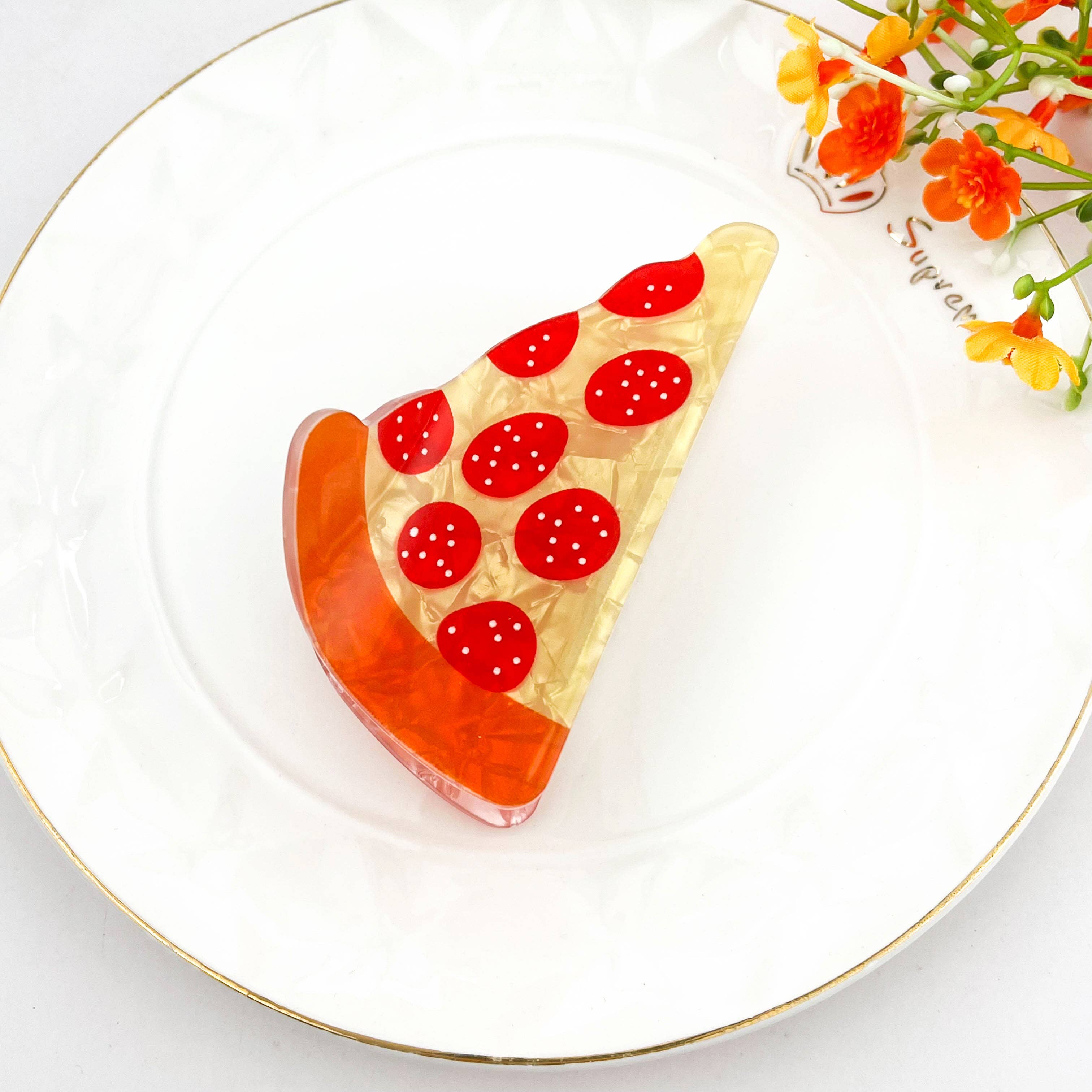 mildstyles - Wholesale Hair Clip - Women's - French Cheese Creative Food Hair Claw Clip5