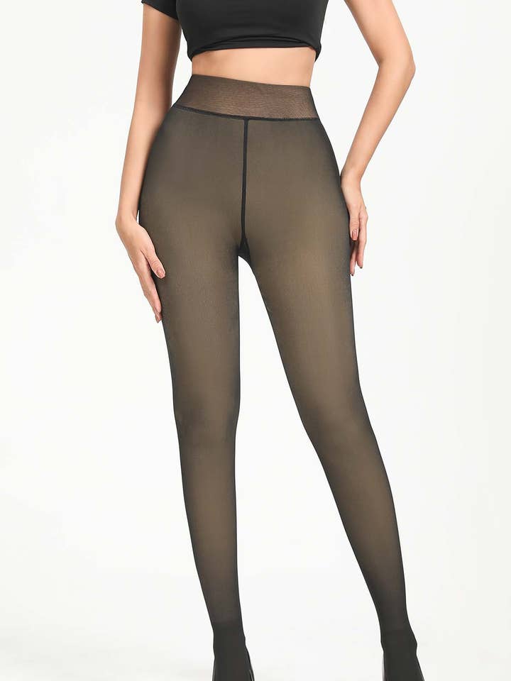 Medias térmicas efecto translúcido Belle Com'Elle W16959 para venta al por mayor de Belle Com'Elle