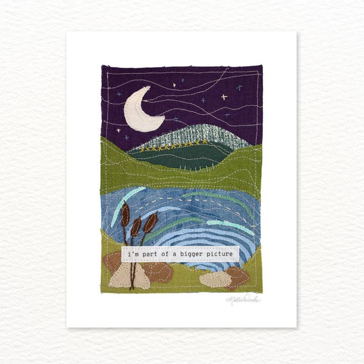 "Bigger Picture" Print for wholesale by Mollie Donihe