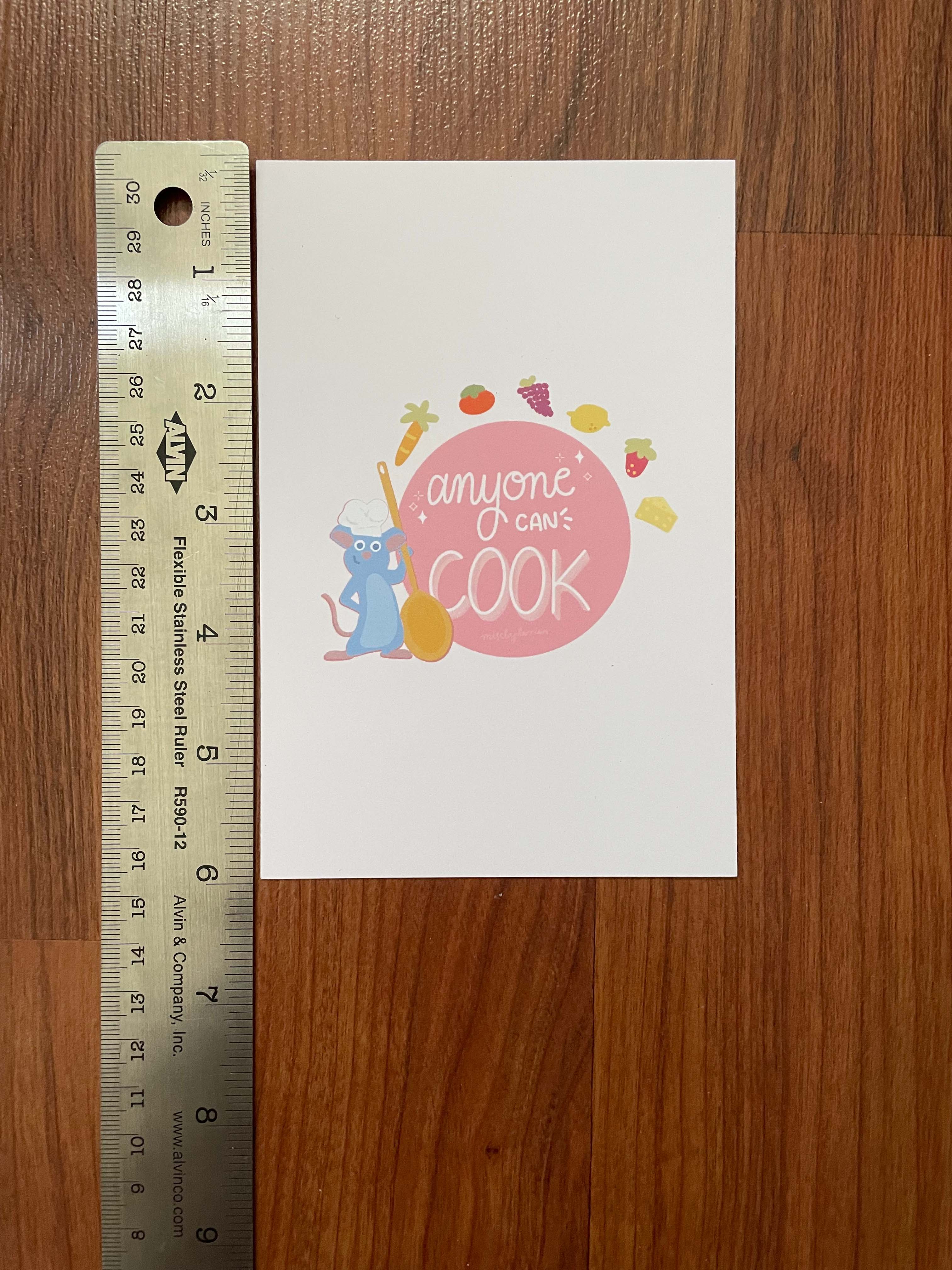 Misc. By Darrian - Wholesale Art Print - Anyone Can Cook Ratatouille Remy Little Rat Chef Matte Print2