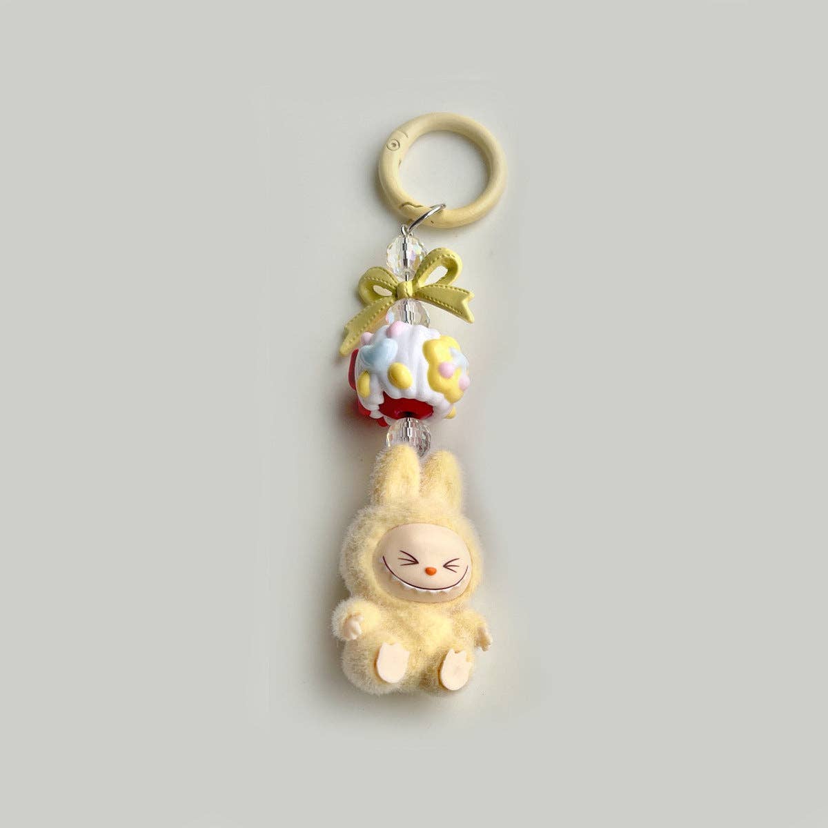 Little Trendy - Wholesale Keychain - Kids - Flocked Mini cute monster candy Keychain bag pendant2
