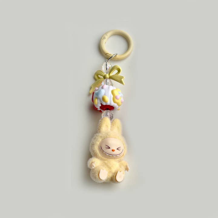 Little Trendy - Wholesale Keychain - Kids - Flocked Mini cute monster candy Keychain bag pendant2