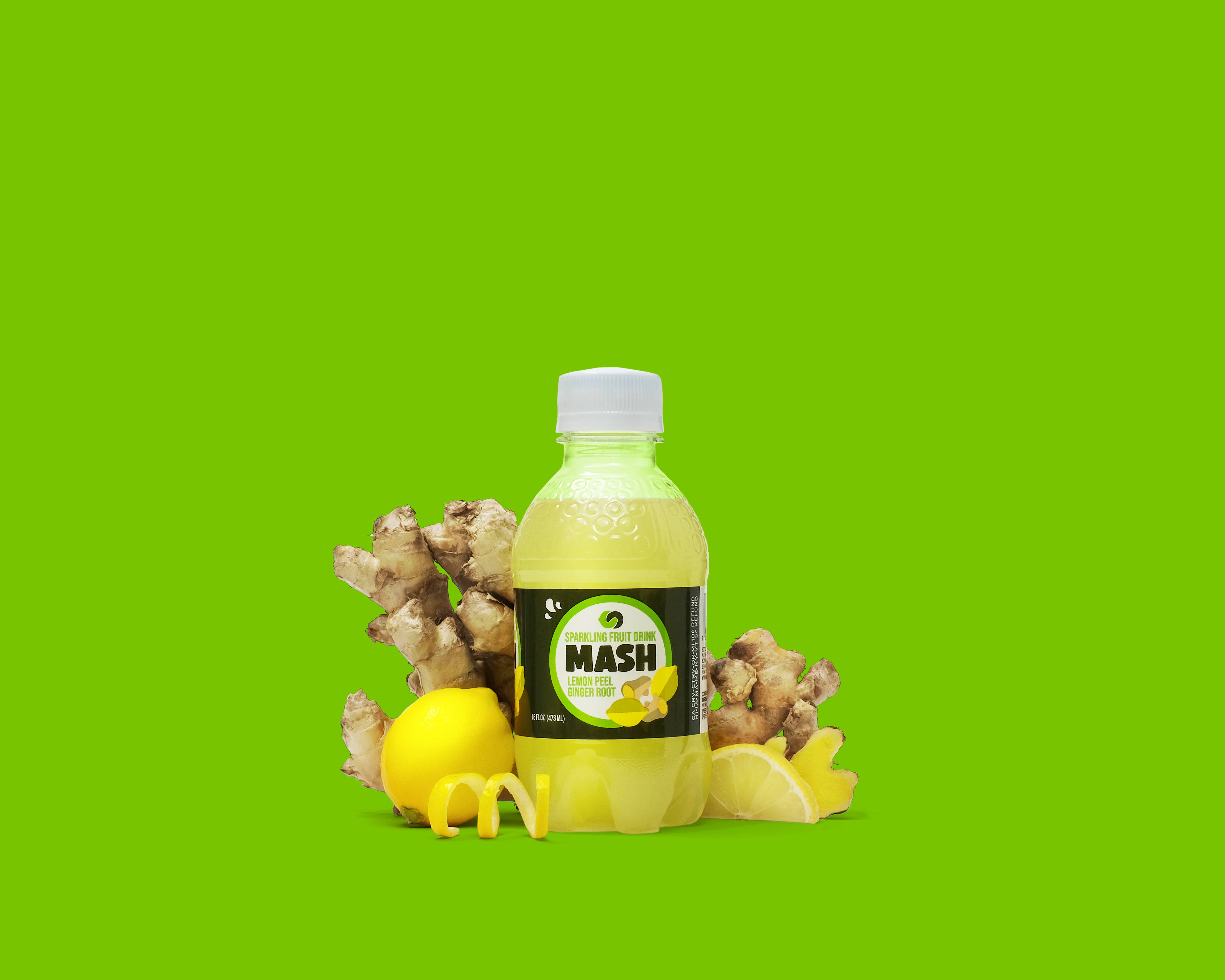 Boylan Bottling Company - Wholesale Sparkling Water - Lemon Peel Ginger Root - MASH 16oz 1