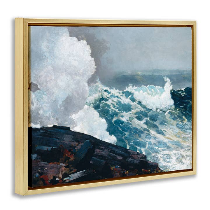 Stupell Industries - Wholesale Wall Sign - Ocean Waves & Cliffs - Framed Wall Art16