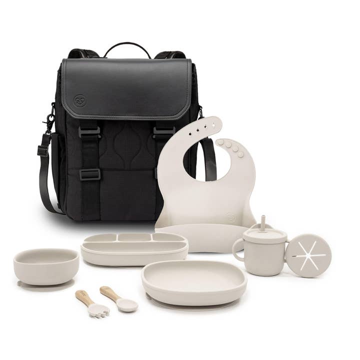 The Works Kit: Willow & Silicone Feeding Set WHOLESALE for wholesale by Paperclip