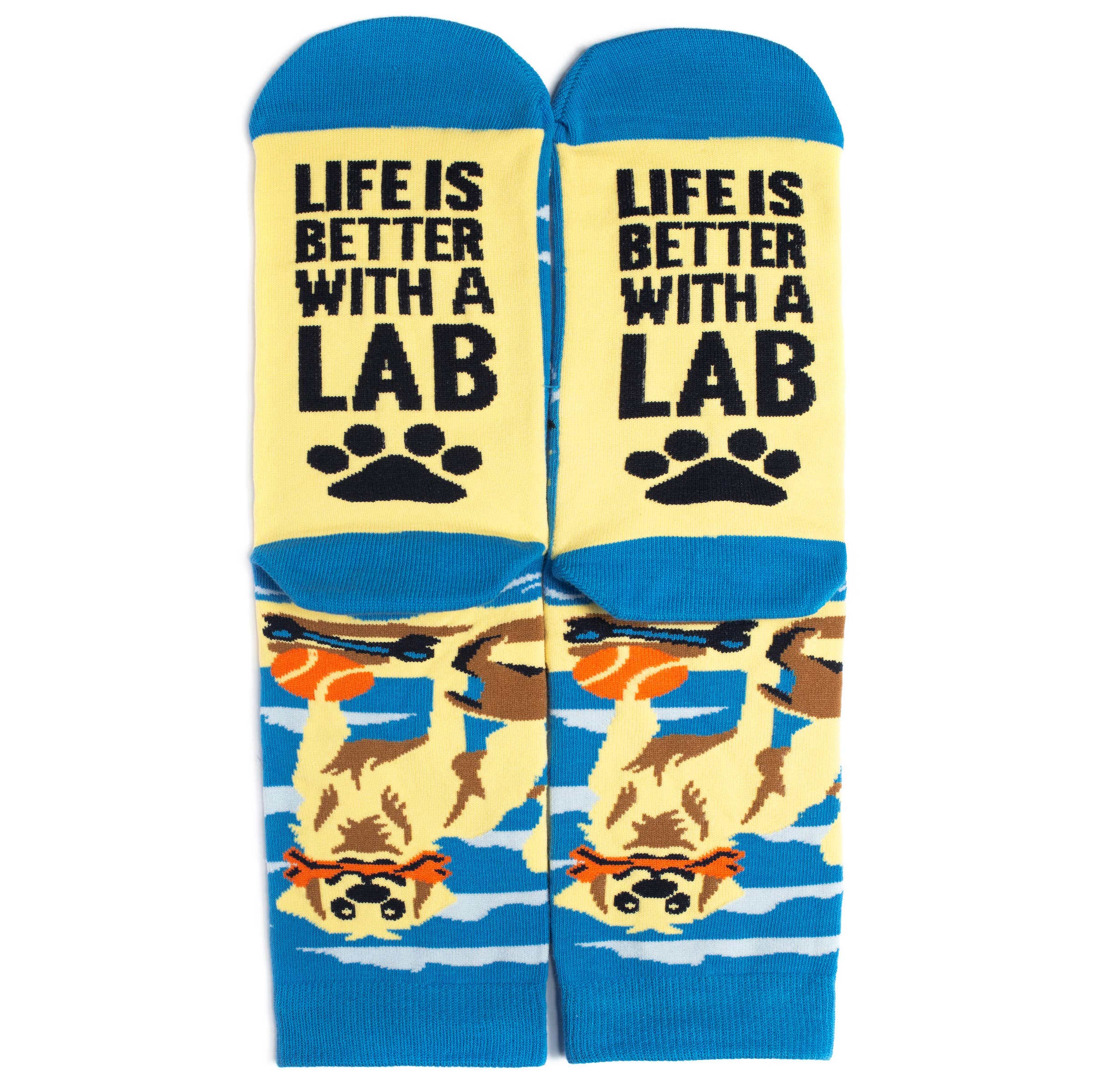Lavley - Wholesale Socks - Unisex - Life Is Better With a Lab (Labrador Retriever) Socks2