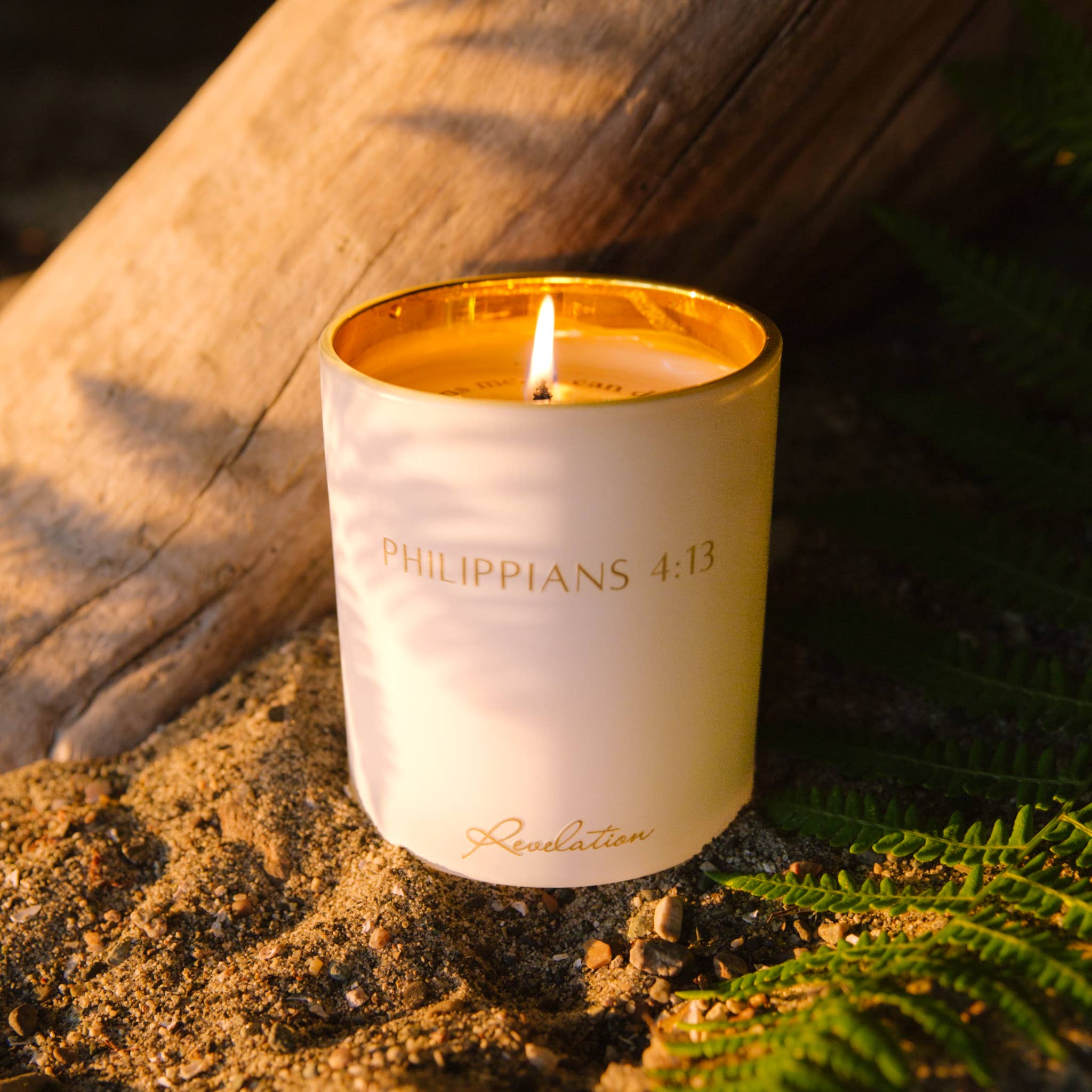 Revelation Candle - Wholesale Jar/Filled Candle - NEW! "I Can Do All things" Philippians 4:13 Revelation Candle
