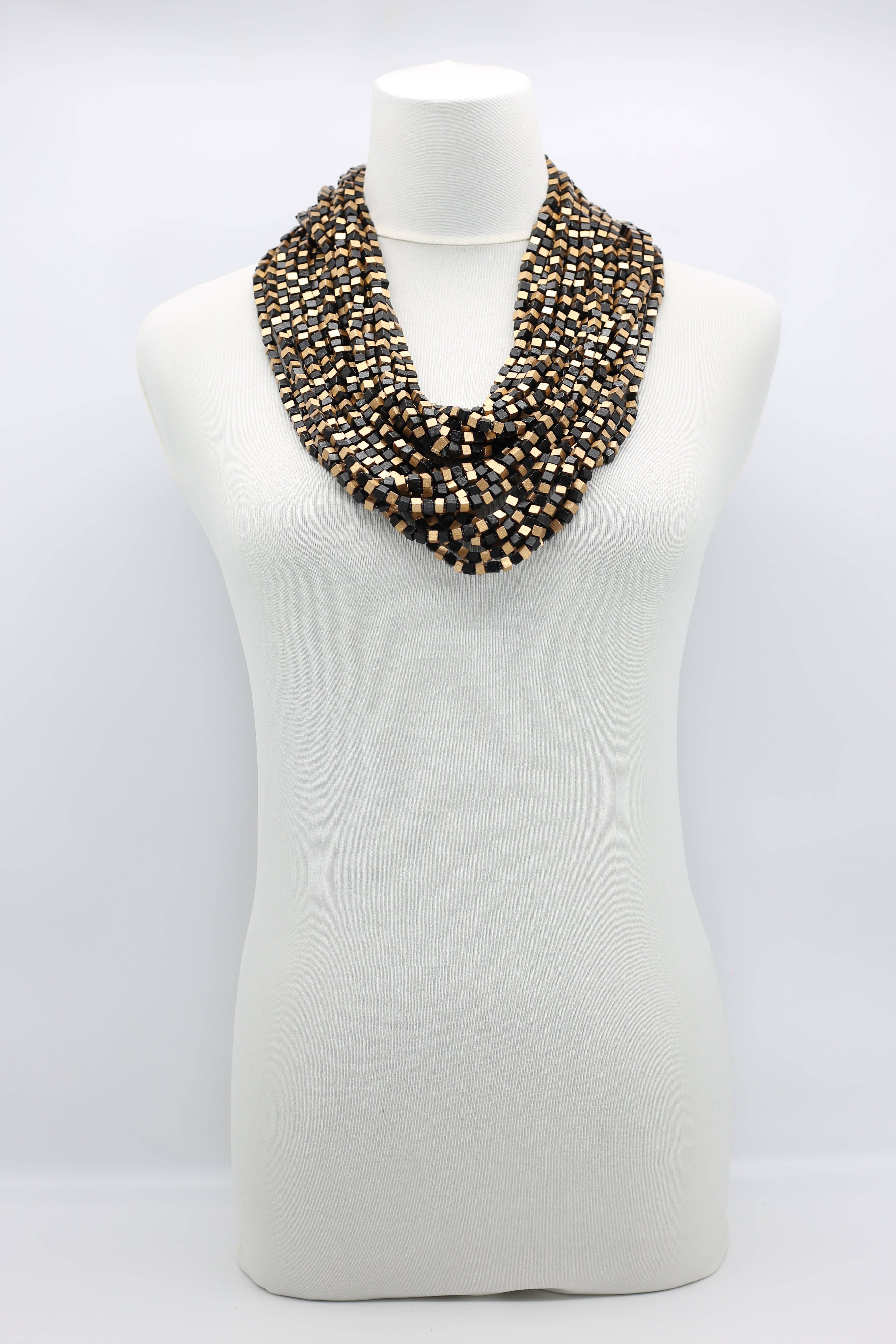 Jianhui London – Engroshandel Perlehalskæde – Den næste Pashmina halskæde Træperler - Mosaic Art6