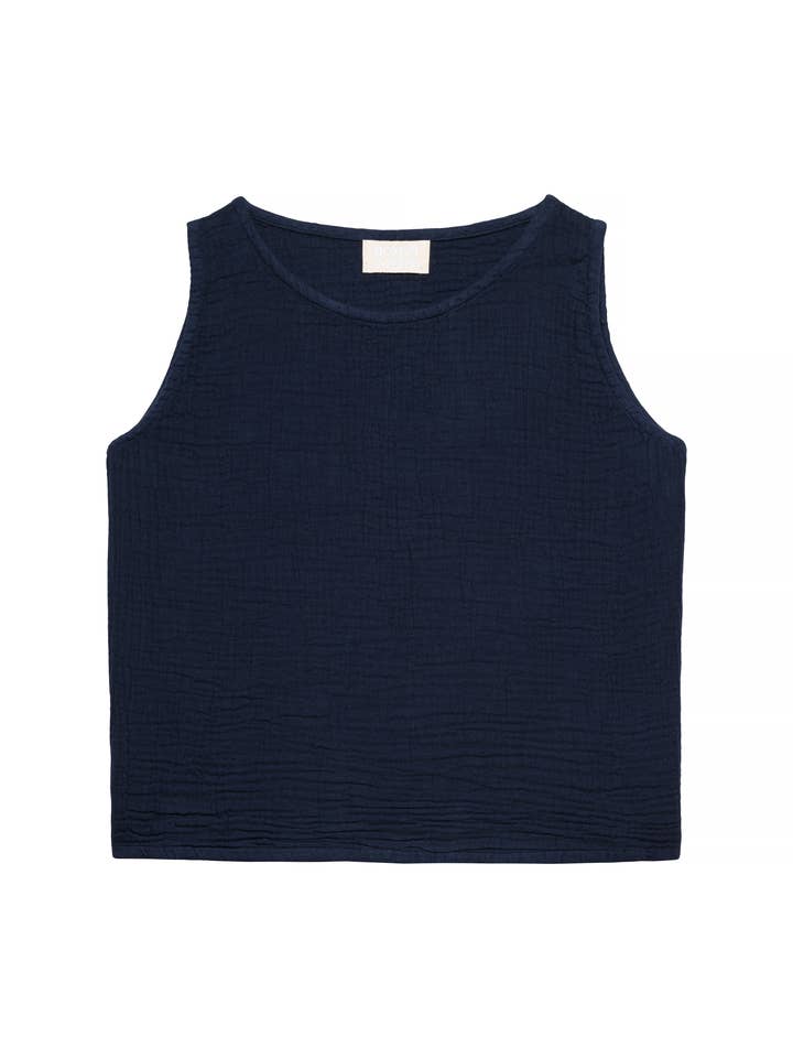 Honest Cotton - Wholesale Tank Top - Women's - Crop Tank | Crinkle Cotton Tank Top
