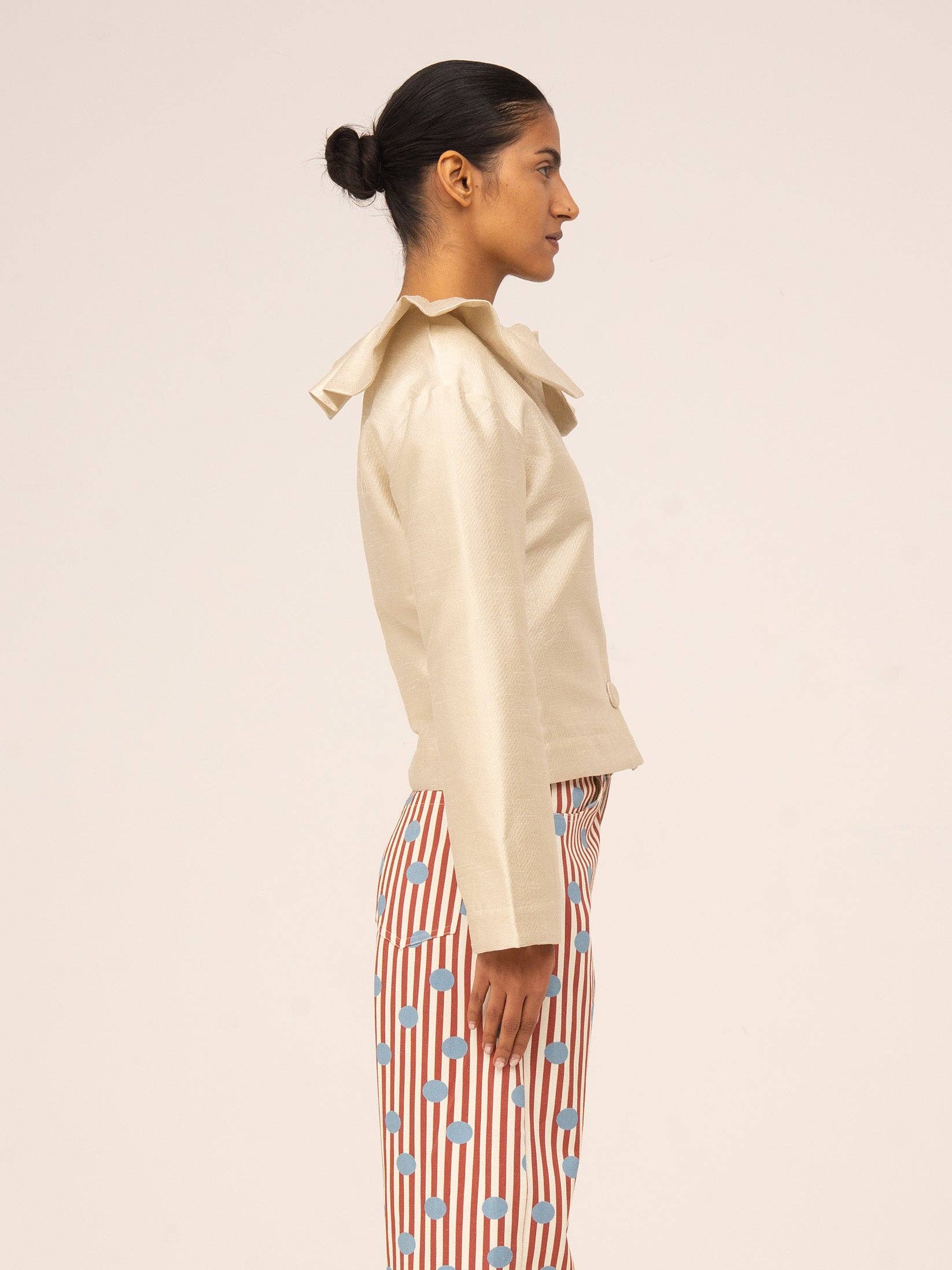 CARMEN SAYS - Wholesale Jacket - Women's - Chaqueta Brillo Crema de Payaso2