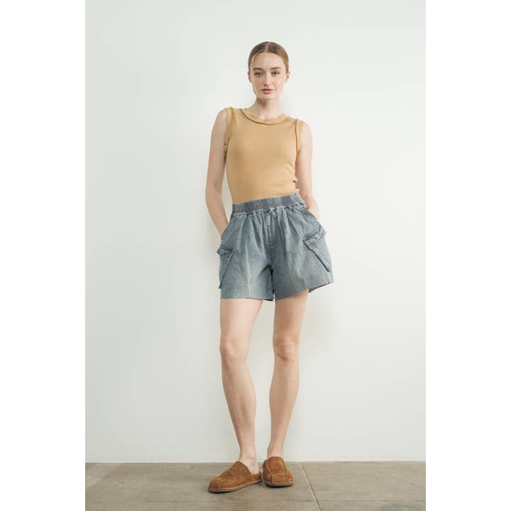 Aaron & Amber - Wholesale Knee Sleeve - MAT3232 RIBBED JERSEY INSIDE OUT TANK24