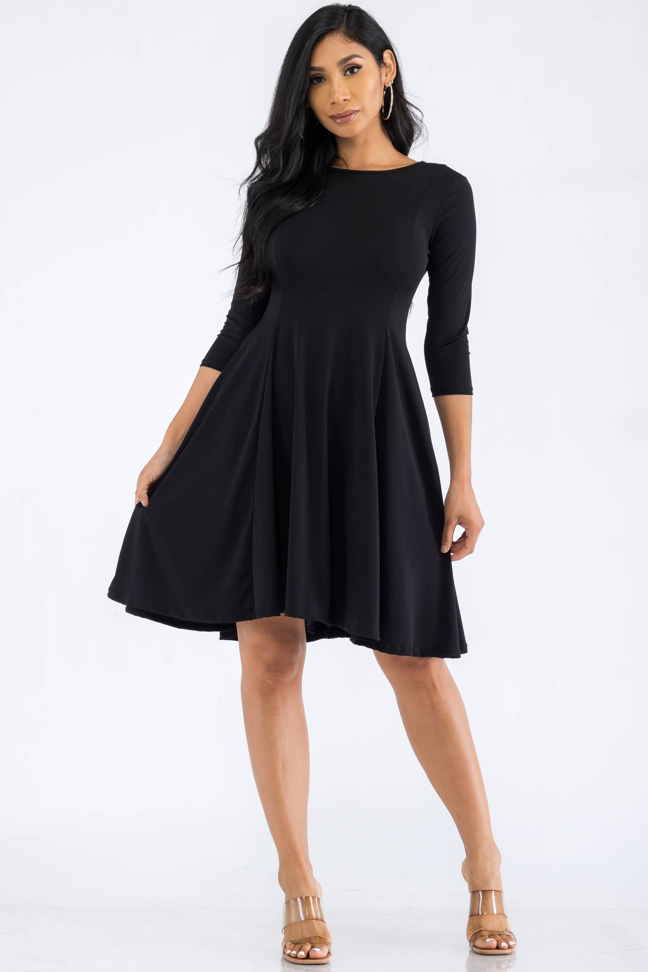 H&H Fashion Inc. – Großhandel Kleid – Damen – HH711X-SL - Langärmliges Tunikakleid8