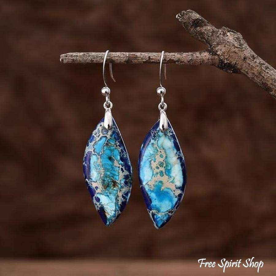 Free Spirit Shop - Wholesale Dangle Earrings - Imperial Jasper Earrings