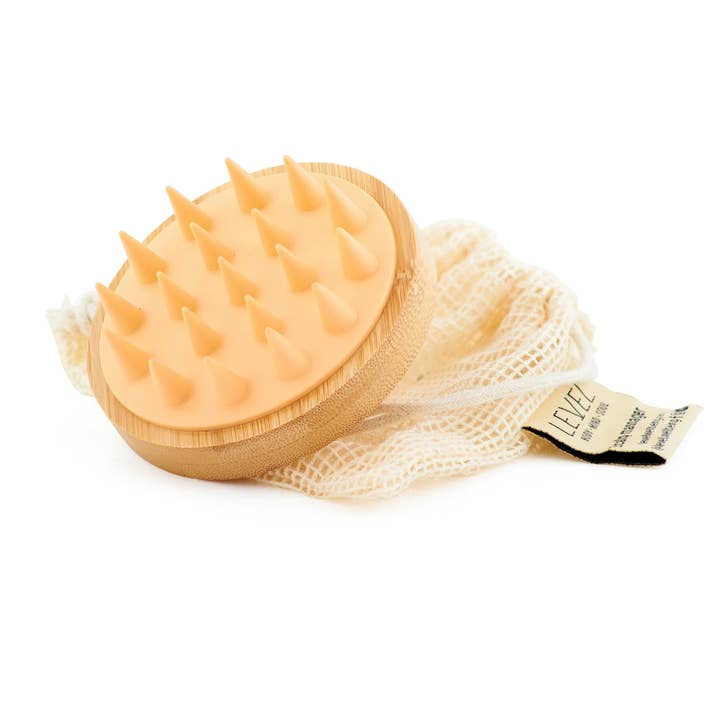 Bamboo Scalp Massager for wholesale by Smug