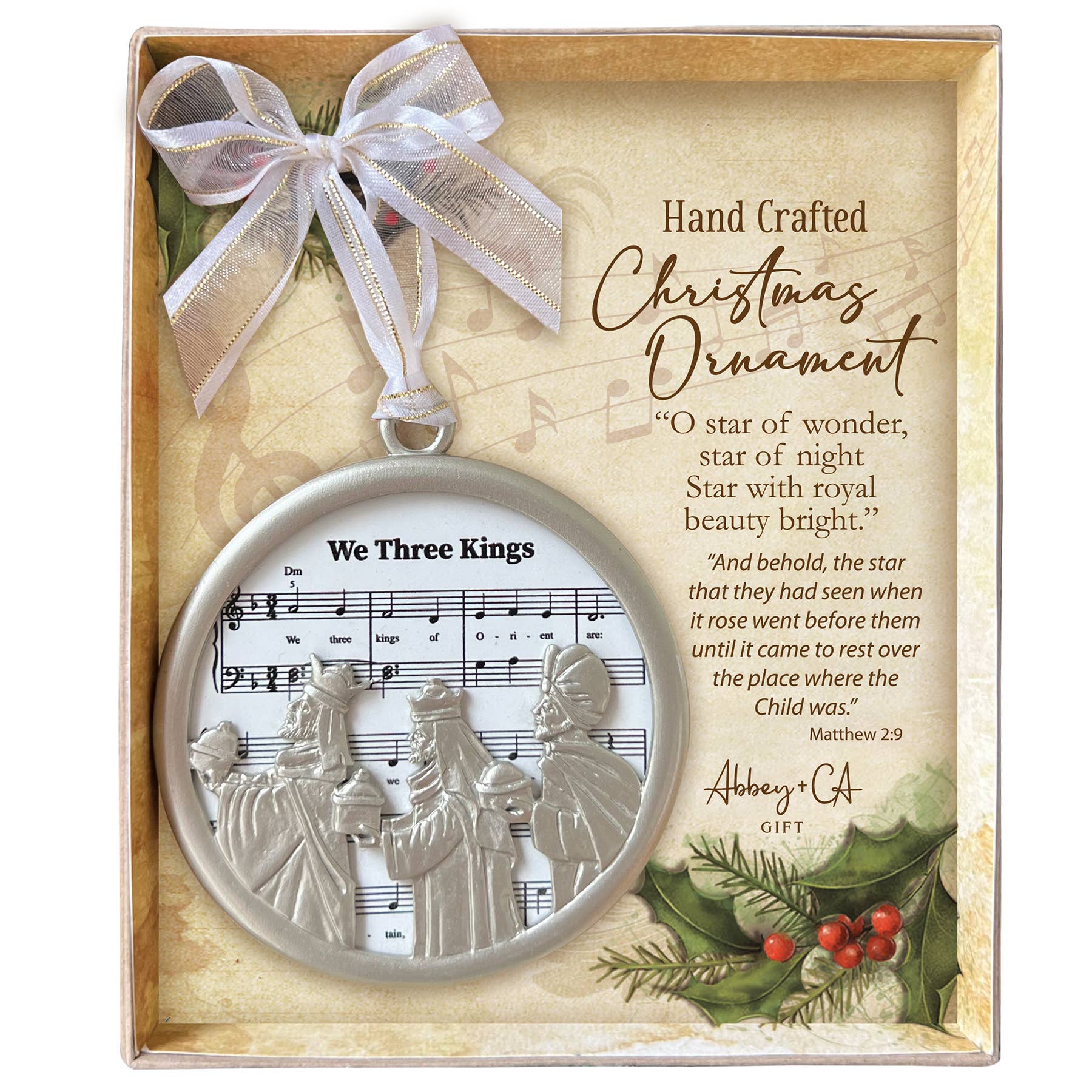Abbey + CA Gift – wholesale Ornament – Christmas Carol Ornaments 3