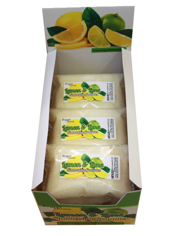 Lemon & Lime Simmering Granules for wholesale by Regent House