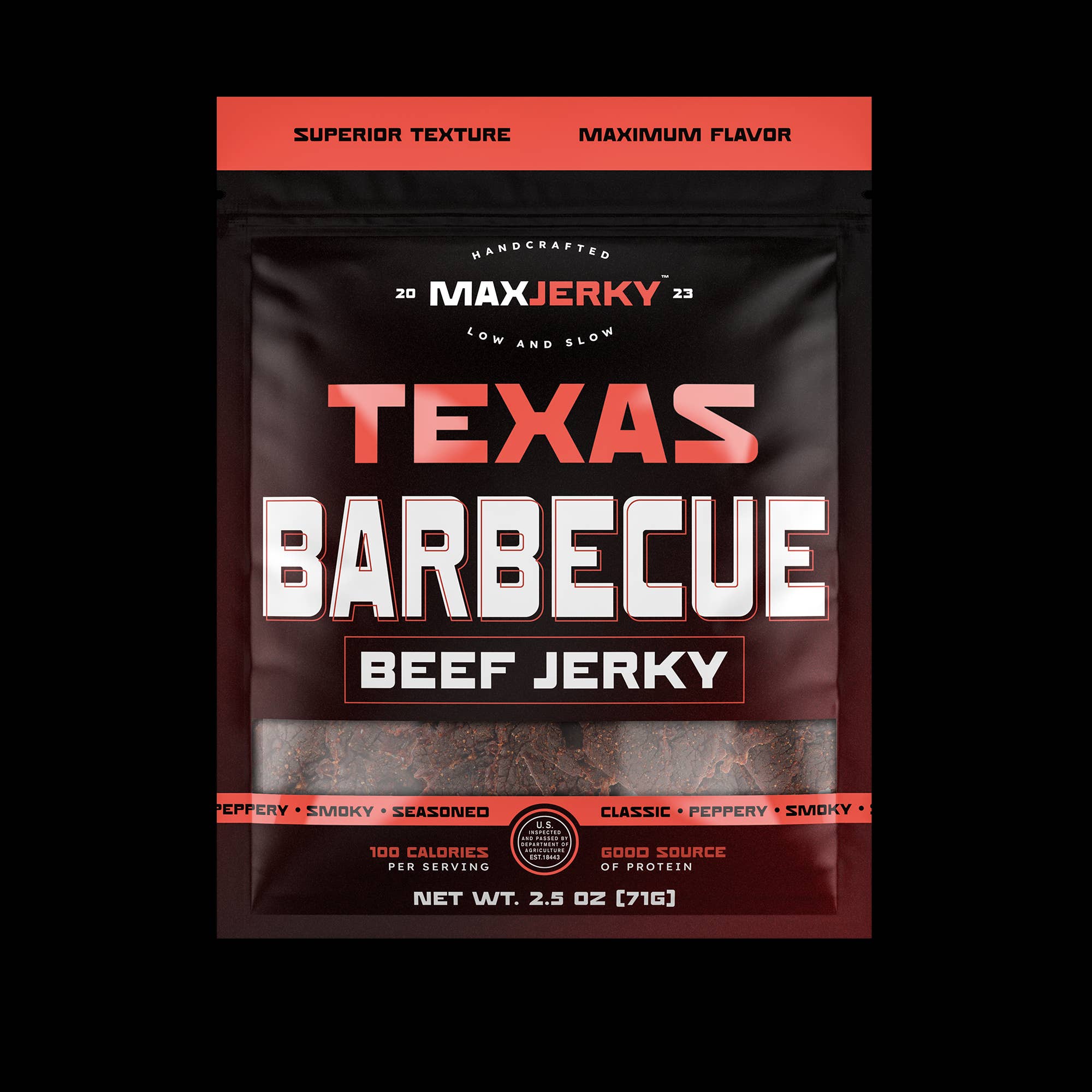 MaxJerky - Wholesale Jerky - Texas Barbecue Beef Jerky