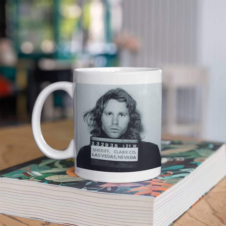 Lucky Mfg. Co. - Wholesale Coffee Mug - Jim Morrison Mugshot Mug
