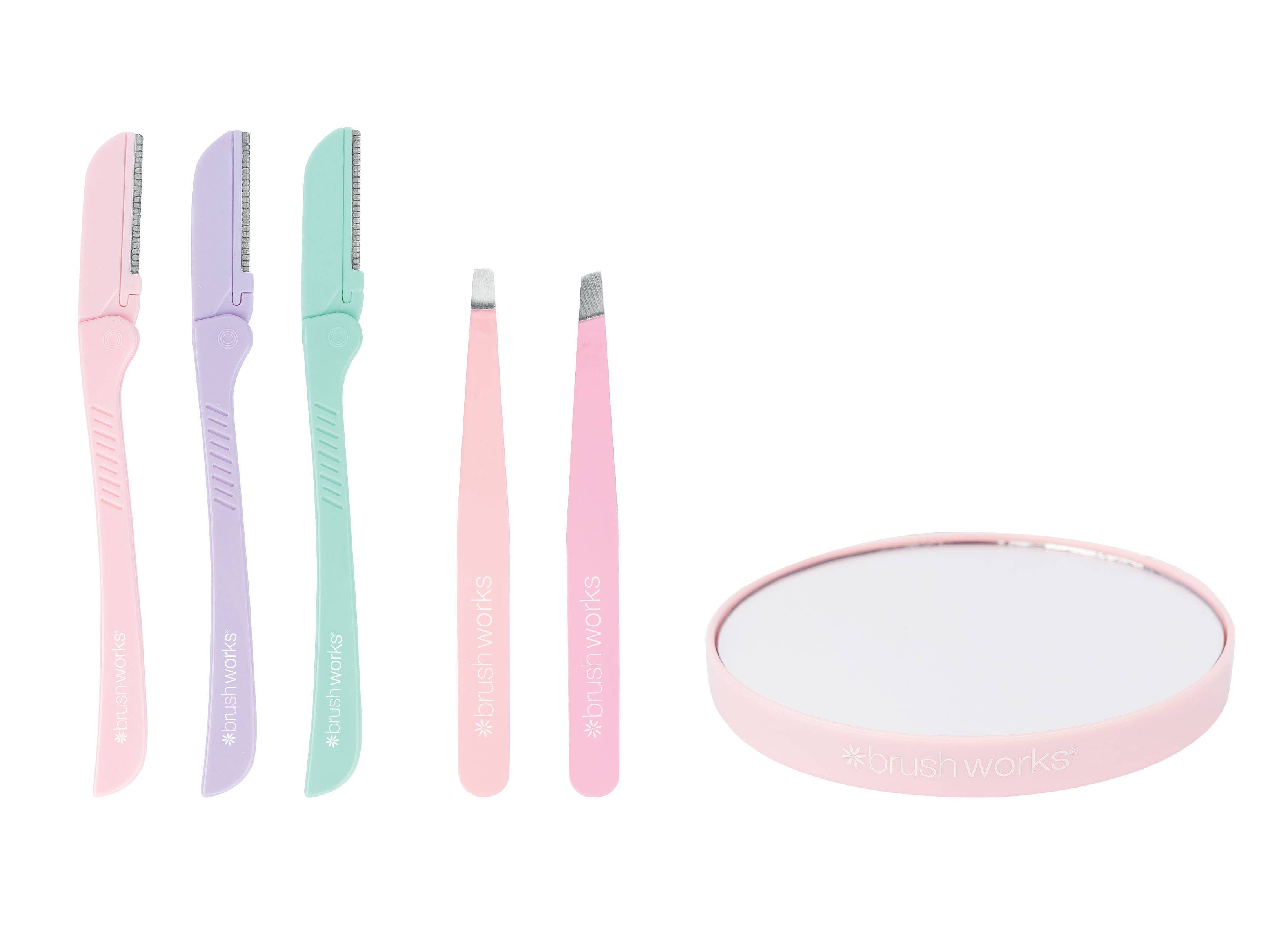 Soinvogue - Wholesale Eyebrow Razor/Shaper - Brushworks Brow Shaping Set1