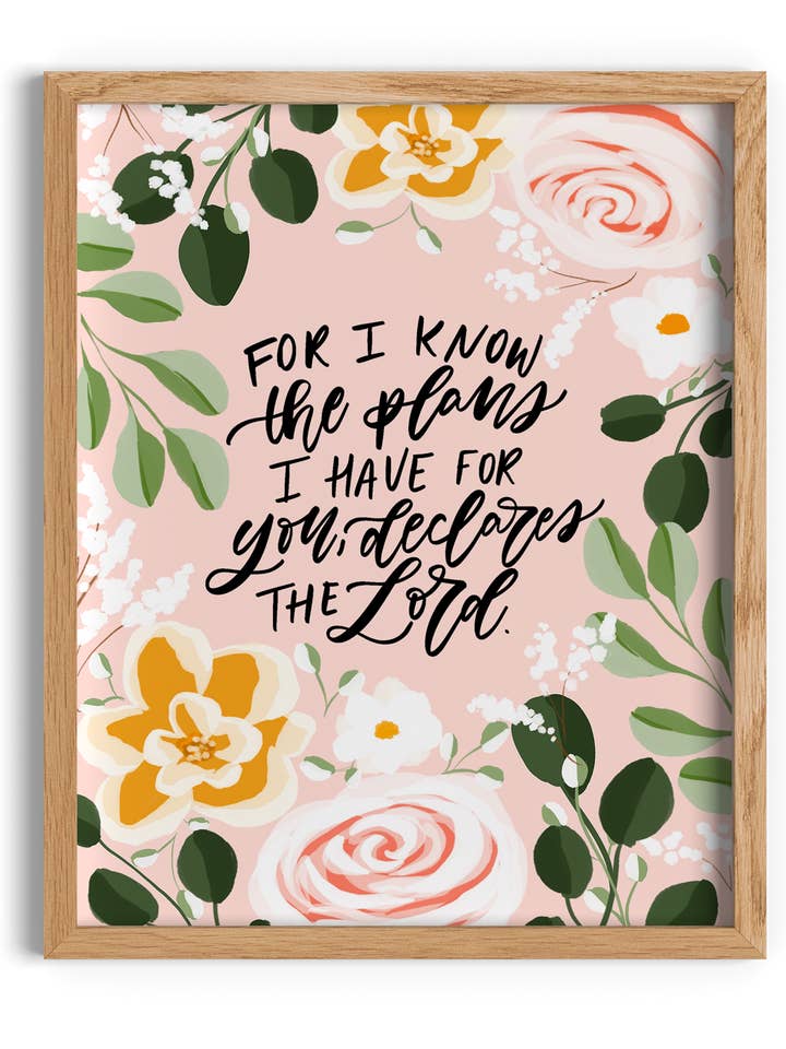 Jeremiah 29:11 for wholesale by Isabela Schielke Studio