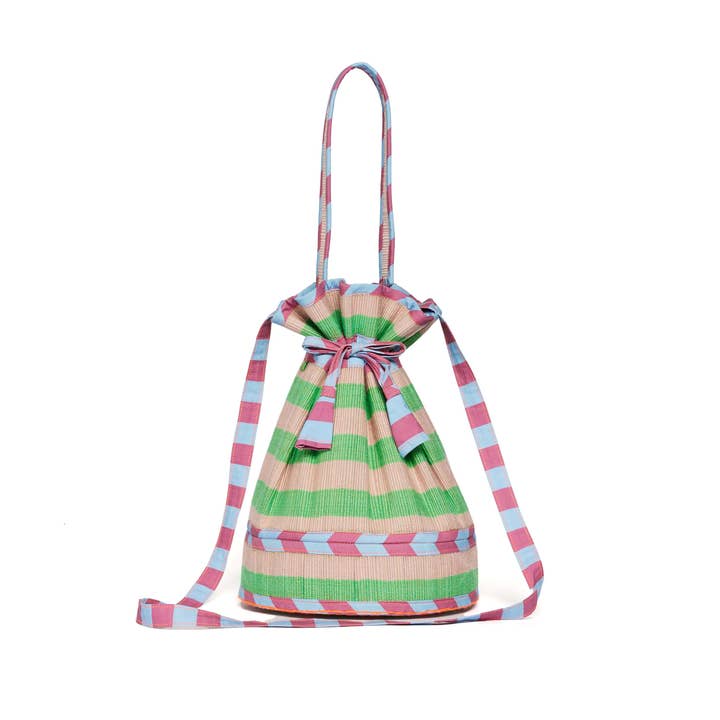 Stripe Spritz Midi Leisure Tote for wholesale by Lorna Murray