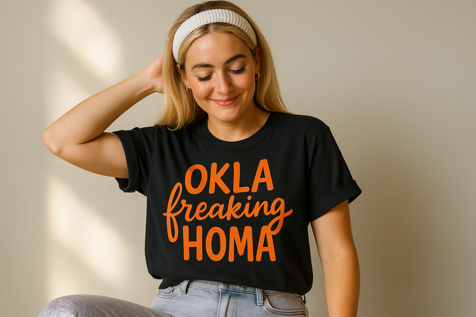 Soleinspire - Wholesale Screen Printed T-Shirt - Unisex - Okla Freaking Homa T-Shirt Bella Canvas0