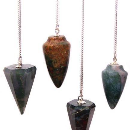 AWGifts Europe – Großhandel Spiritueller Stein/Kristall – Magisches Pendel - Bloodstone1