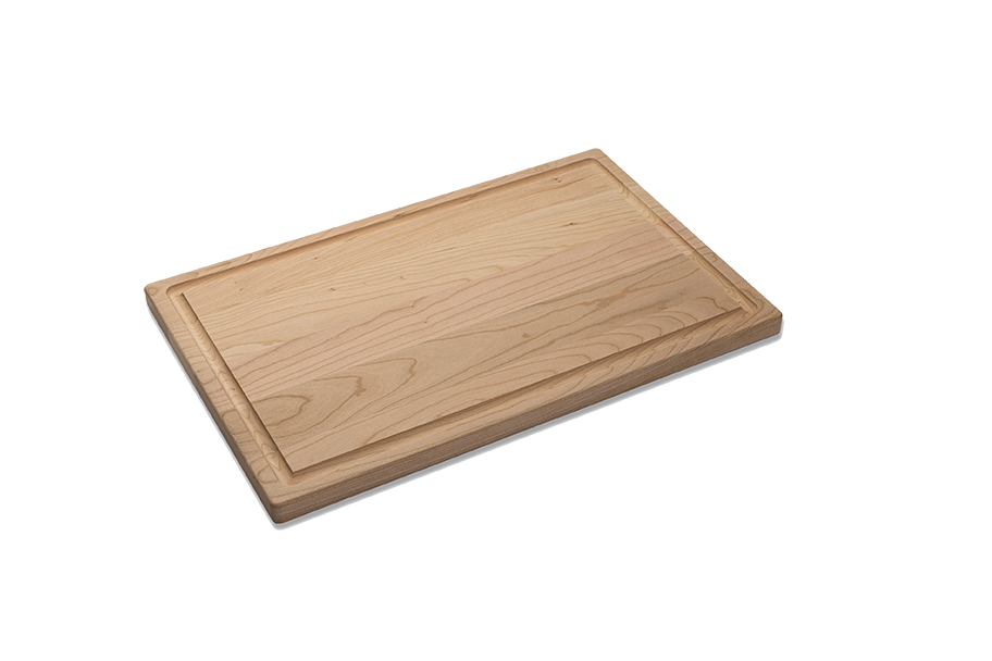 Wood Hill Boards Inc - Wholesale Cutting Board - Cherry - G17 - Large Cutting Board with Juice Groove 17''x11''x3/4''1