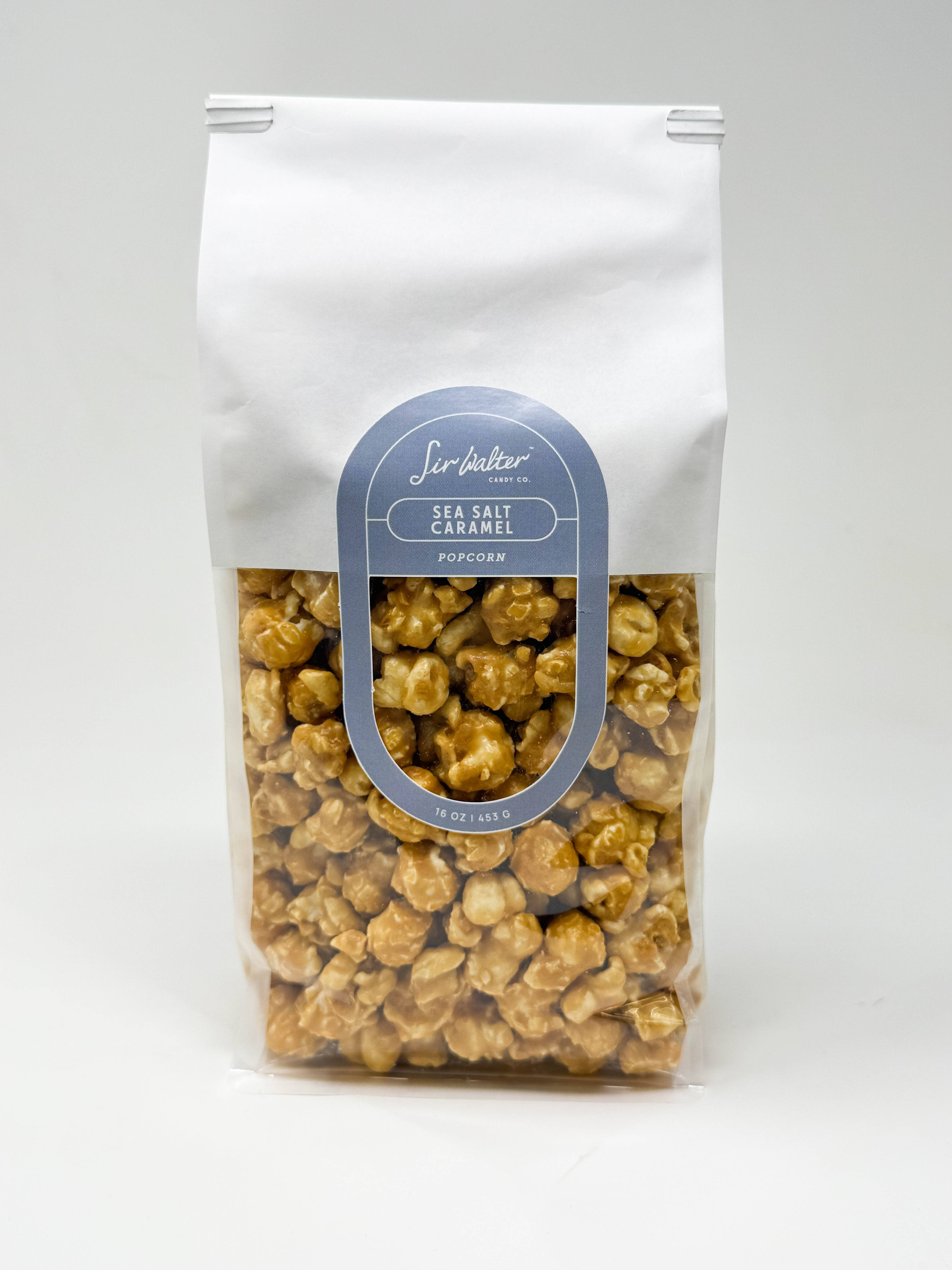 Sir Walter Candy Co. - Wholesale Popcorn - Artisanal Sea Salt Caramel Popcorn  - Sweet and Salty2